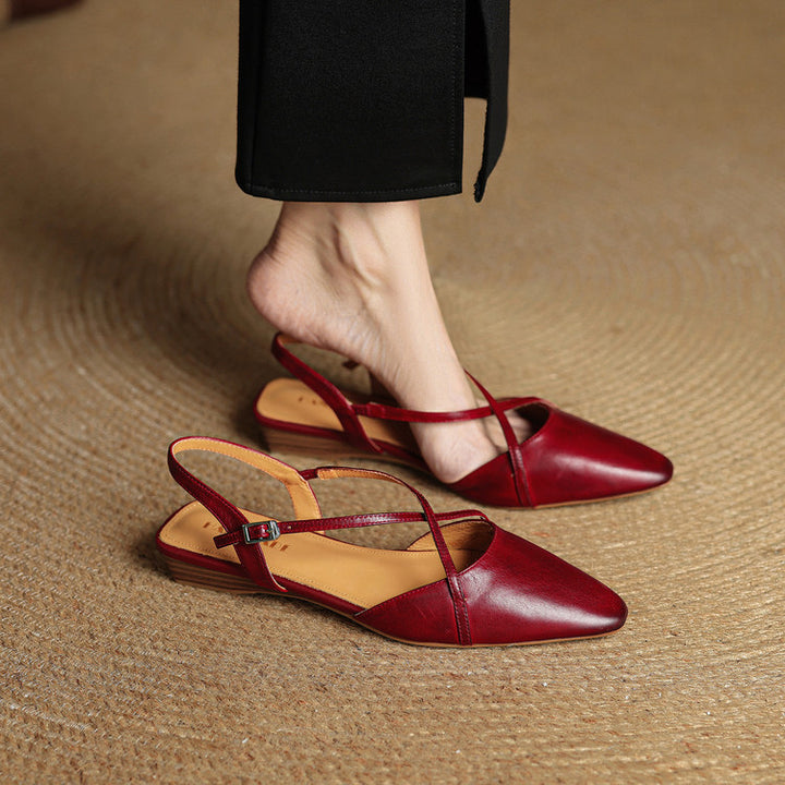 Lori Genuine Leather Flats