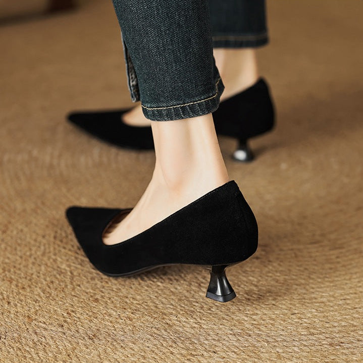 Orlen Genuine Suede Heels