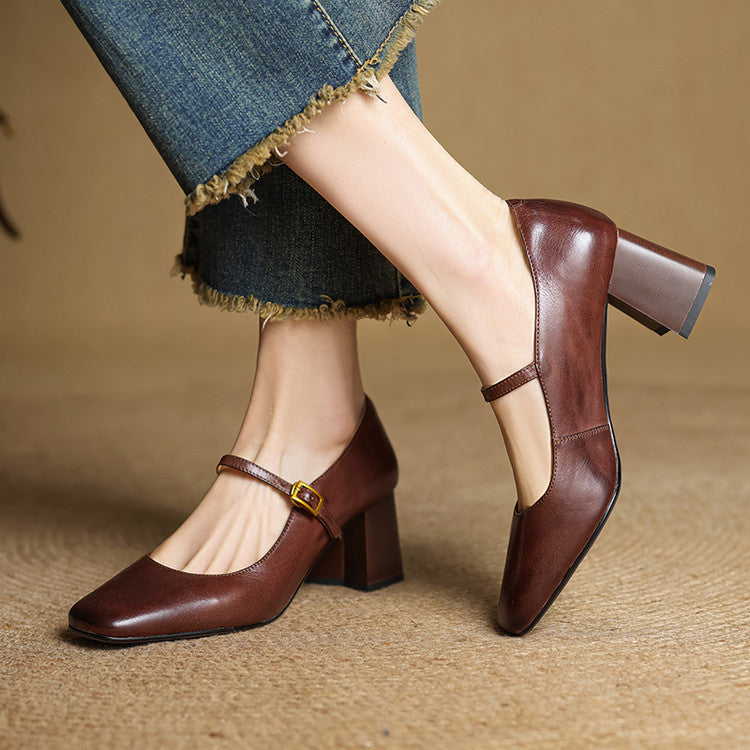 Solmar Genuine Leather Heels