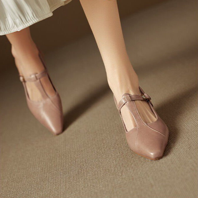 Veloria Genuine Leather Heels