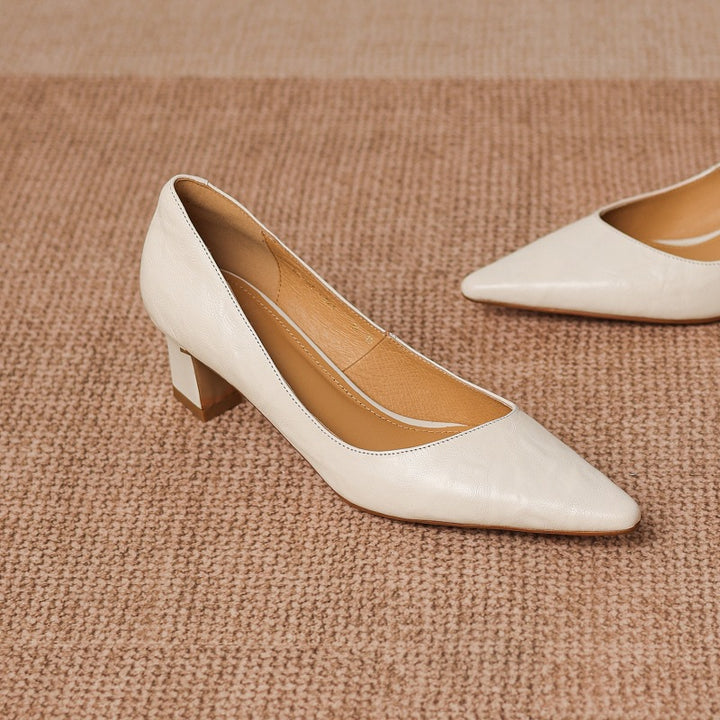 Lorvane Genuine Leather Heels
