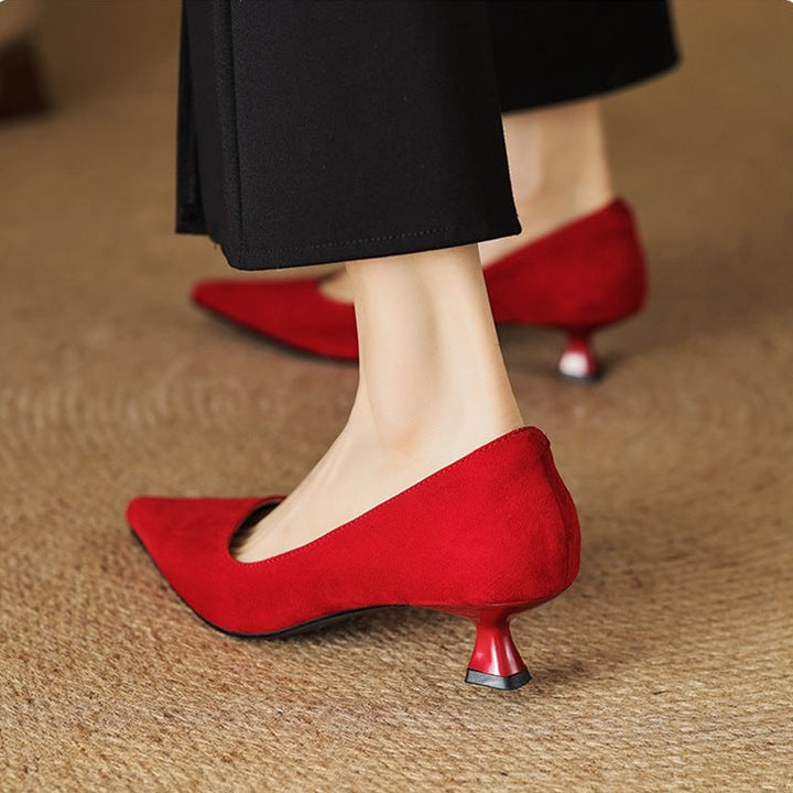 Orlen Genuine Suede Heels