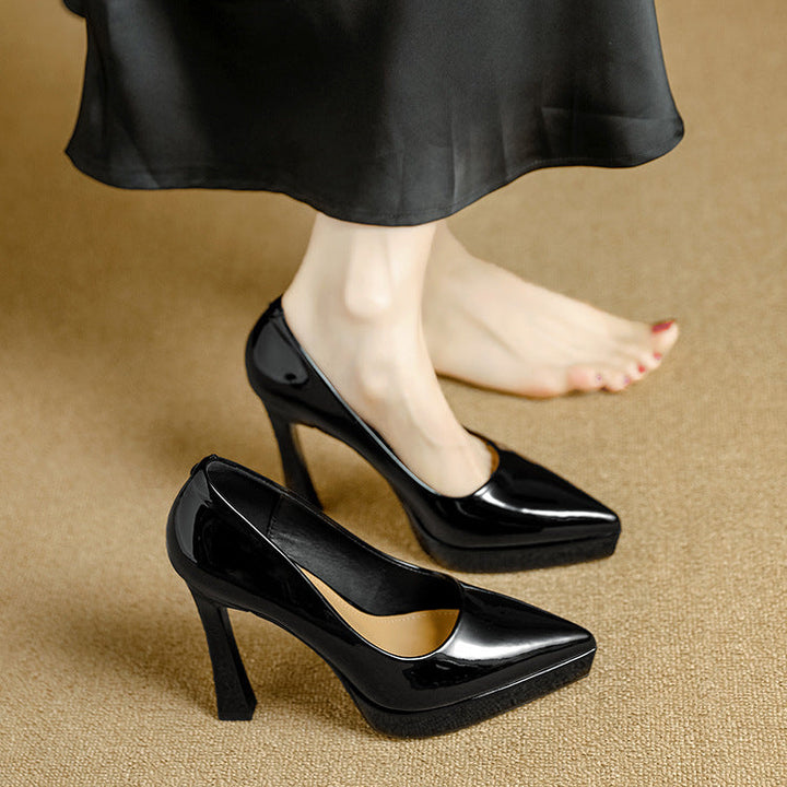 Vela Genuine Leather Heels