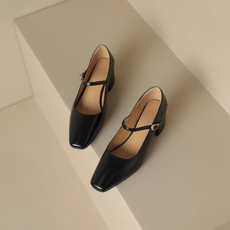 Kristen Genuine Leather Heels