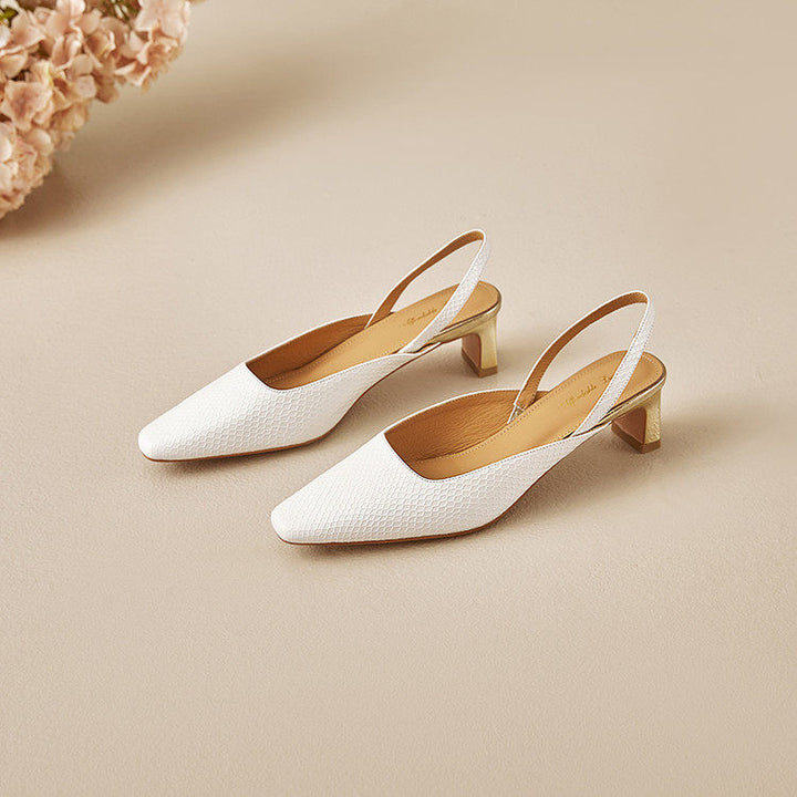 Lesta Genuine Leather Heels
