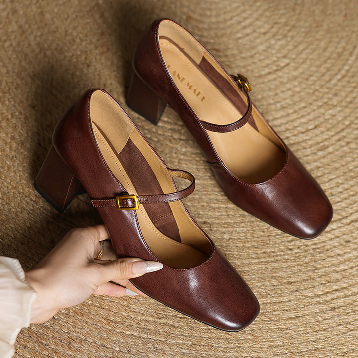 Solmar Genuine Leather Heels