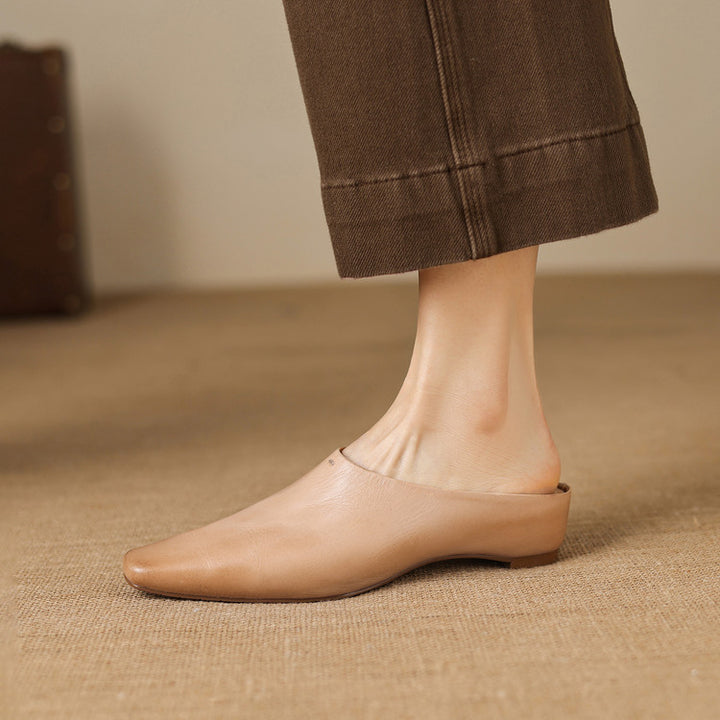 Nerissa Genuine Leather Mules