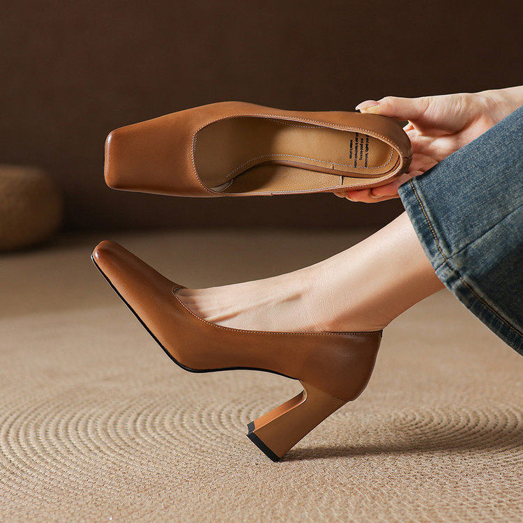 Vella Genuine Leather Heels