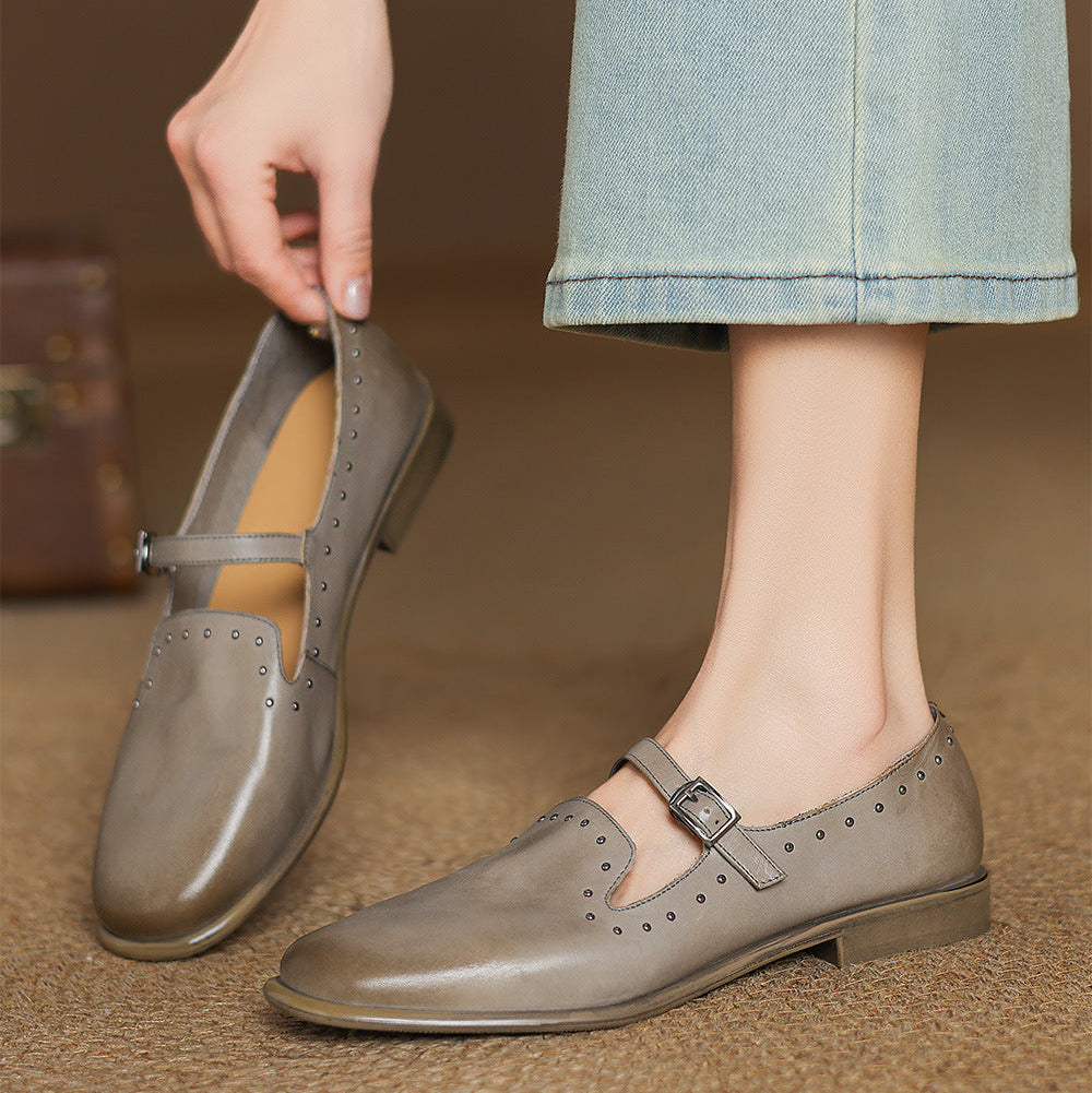 Oraya Genuine Leather Loafers
