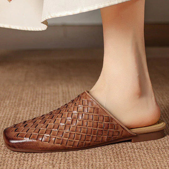 Varelina Genuine Leather Mules