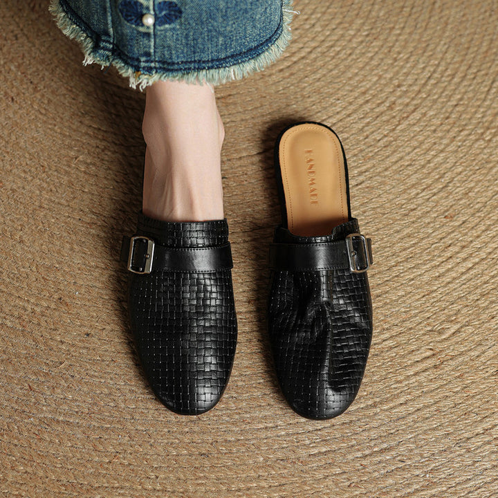 Malena Genuine Leather Mules