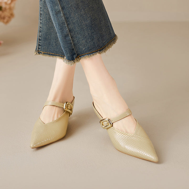 Maribelle Genuine Leather Heels