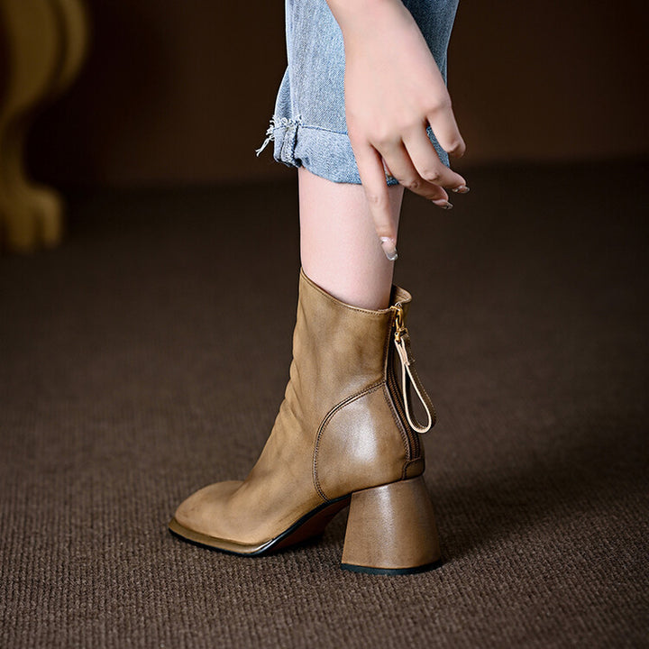 Livia Genuine Leather Boots