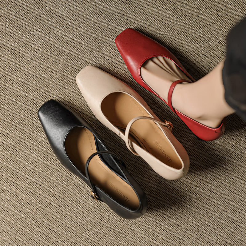 Lévana Genuine Leather Heels