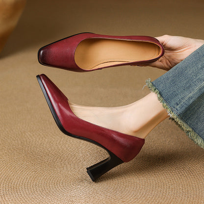 Marla Genuine Leather Heels