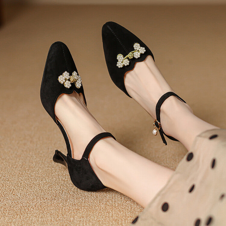 Ravie Genuine Suede Heels