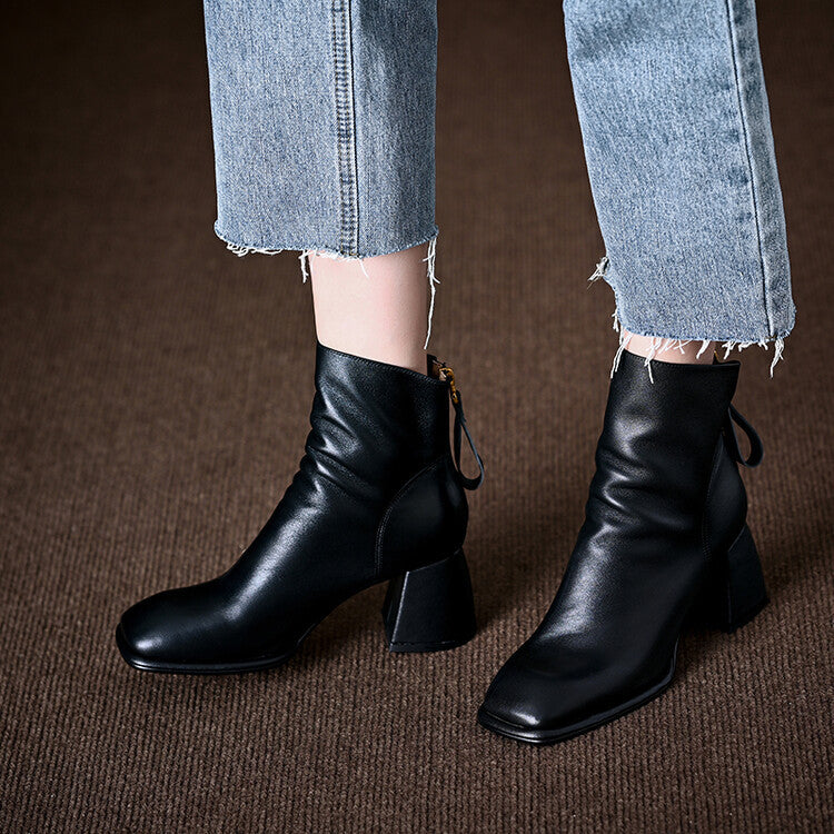 Livia Genuine Leather Boots