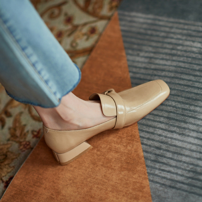 Marcelline Genuine Leather Loafers