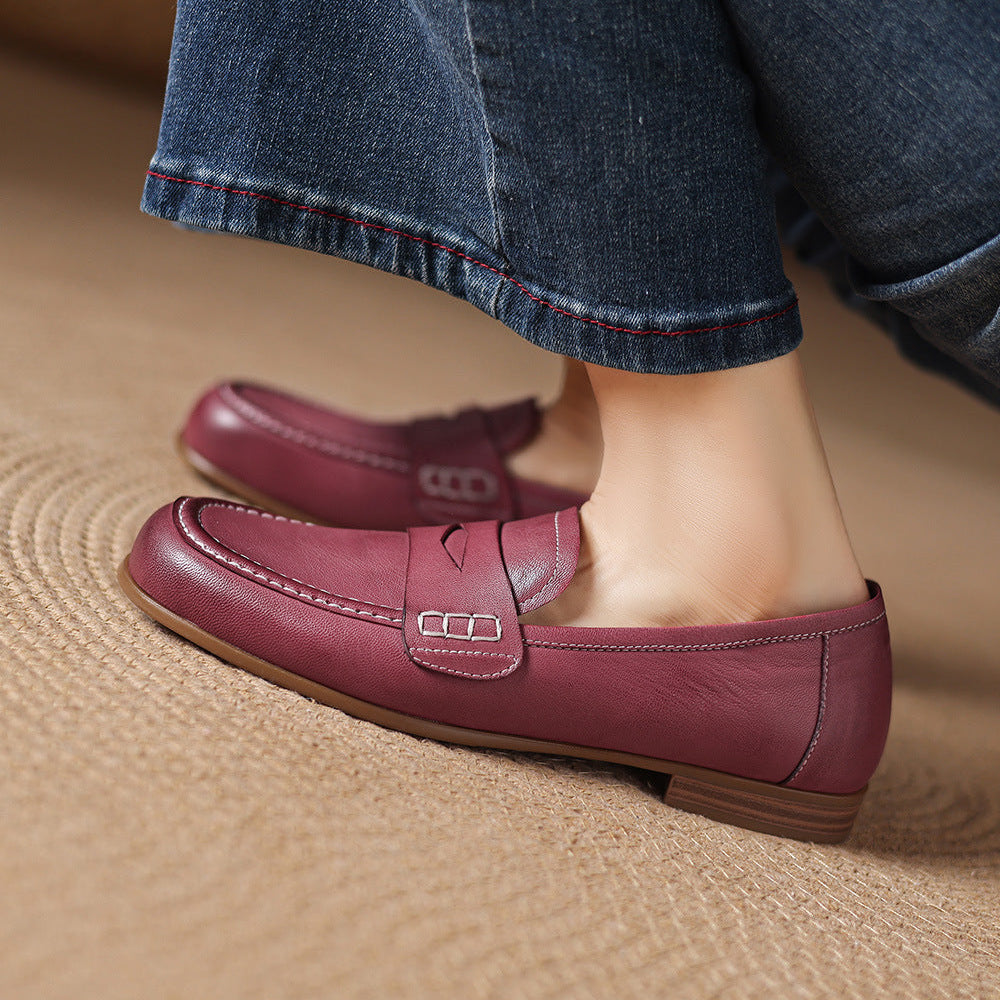 Ruvia Genuine Leather Loafers