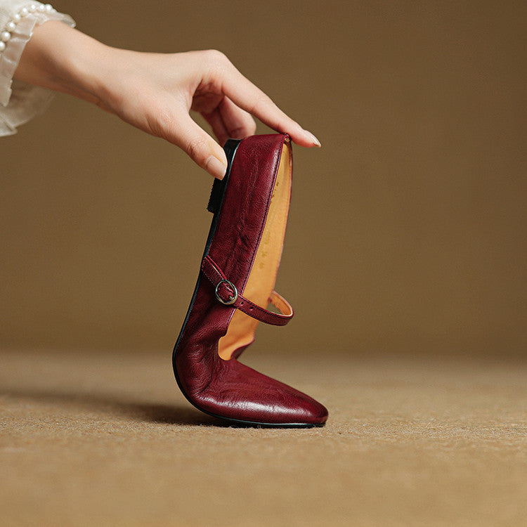 Rovina Genuine Leather Mules
