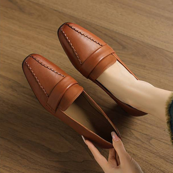 Avenelle Genuine Leather Loafers