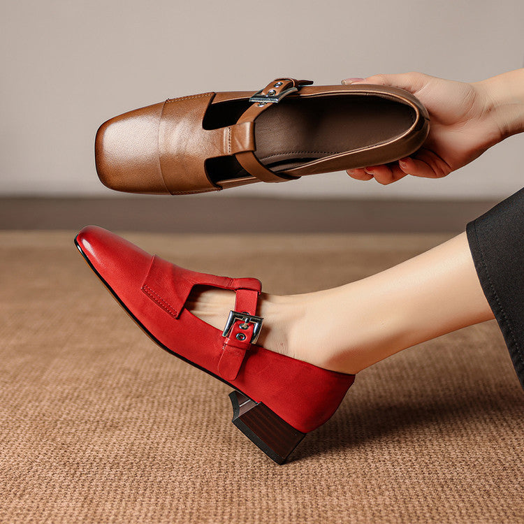 Laletta Genuine Leather Shoes