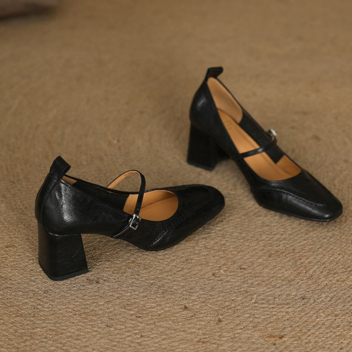 Cadria Genuine Leather Heels