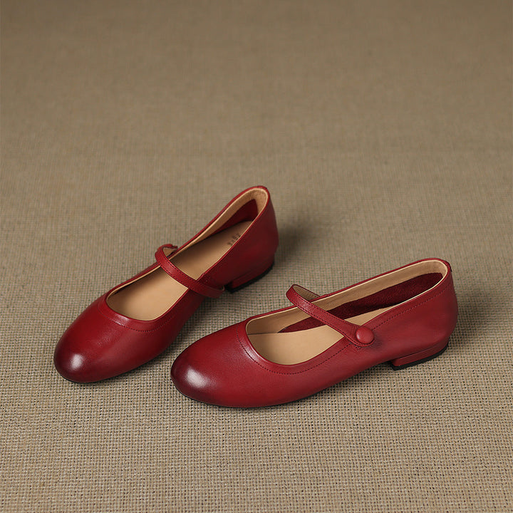 Renata Genuine Leather Flats