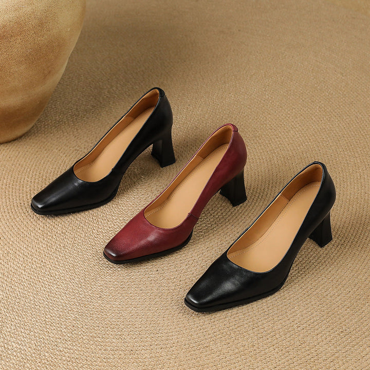 Marla Genuine Leather Heels