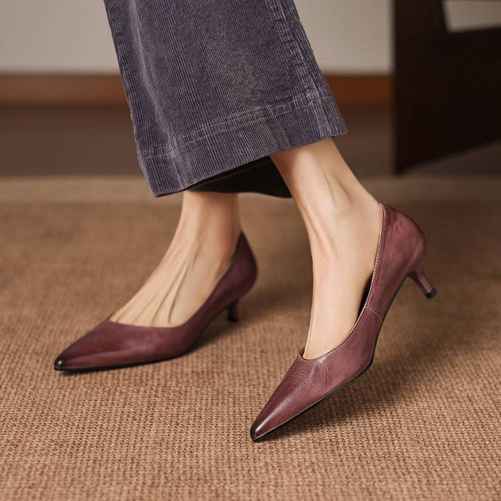 Riva Genuine Leather Heels