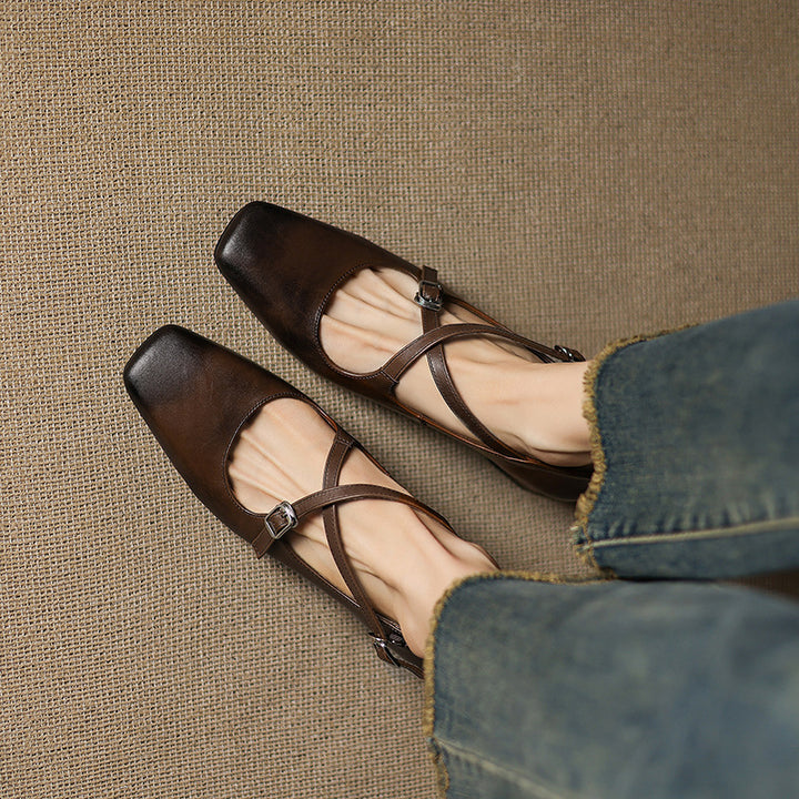 Luma Genuine Leather Heels