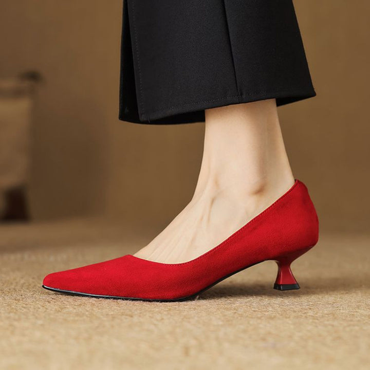 Orlen Genuine Suede Heels