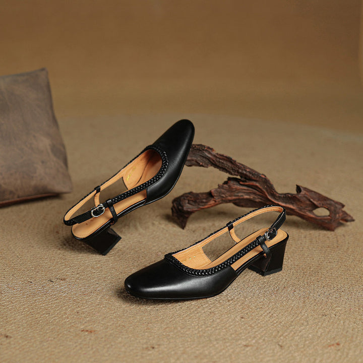 Bella Genuine Leather Heels