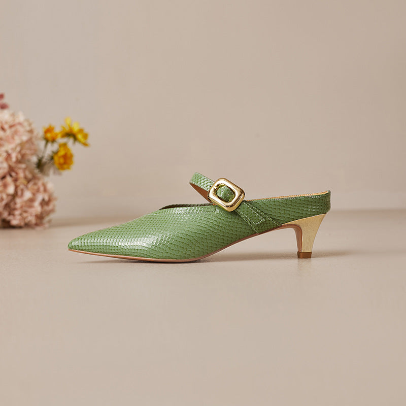 Maribelle Genuine Leather Heels