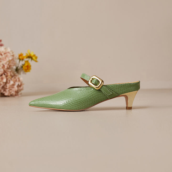 Maribelle Genuine Leather Heels