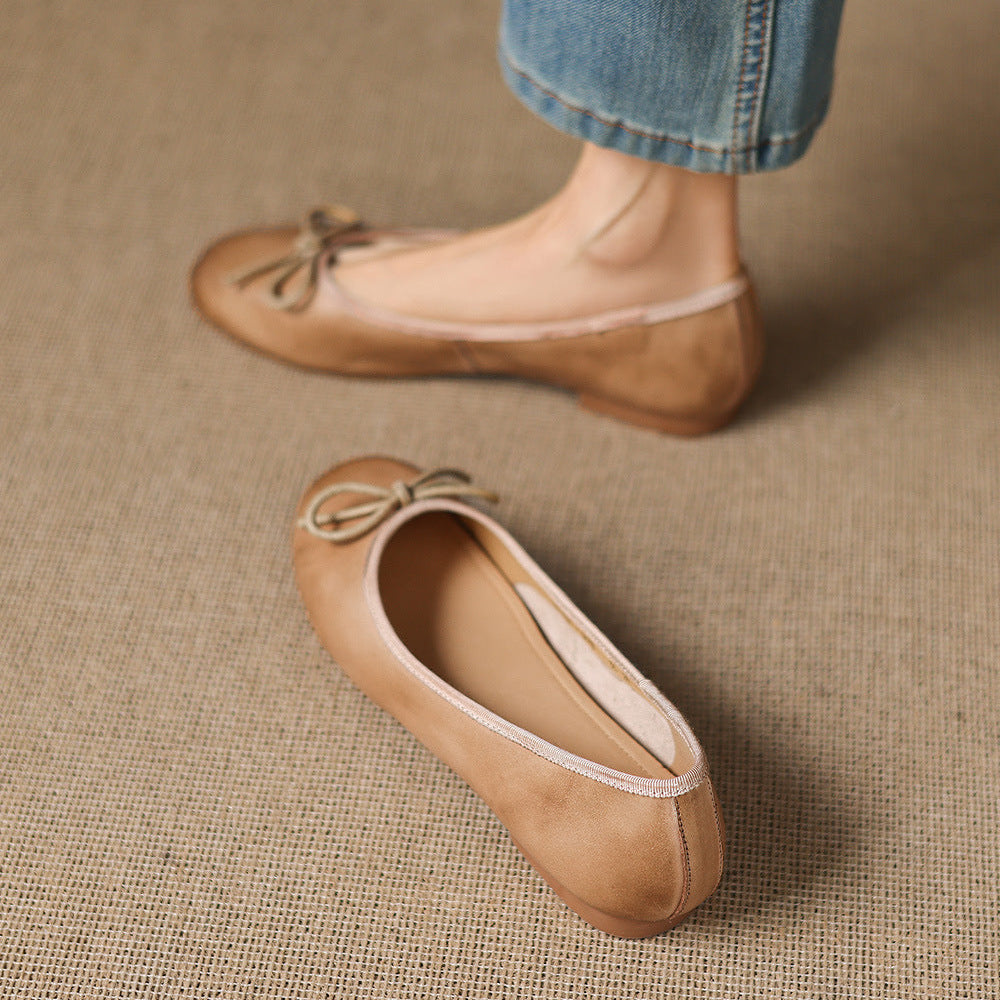 Talla Genuine Leather Flats
