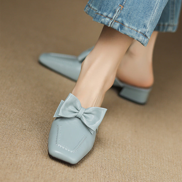 Mireva Genuine Leather Mules