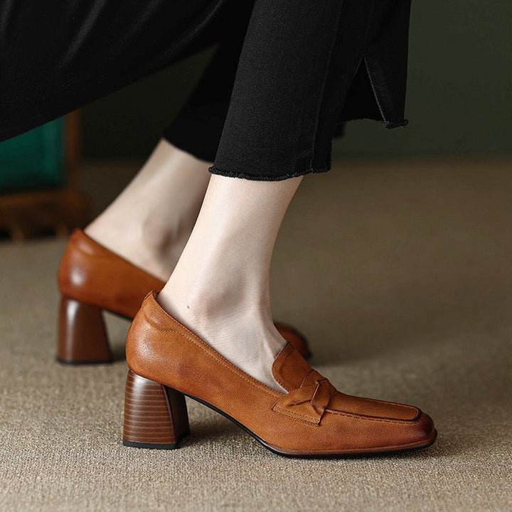 Valenne Genuine Leather Heels