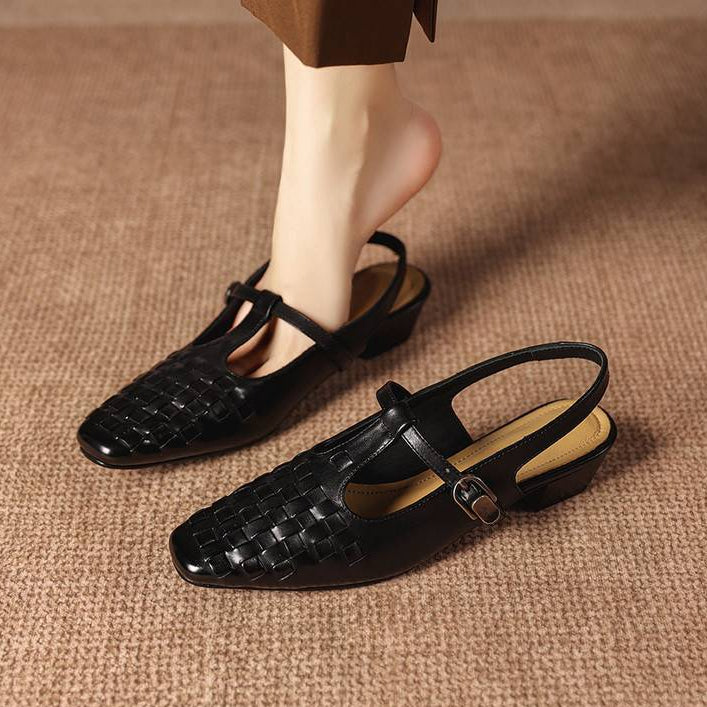 Lietta Genuine Leather Heels