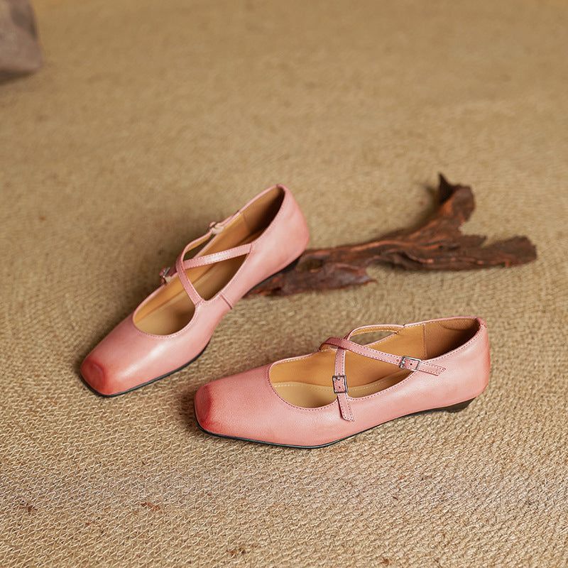 Iria Genuine Leather Flats