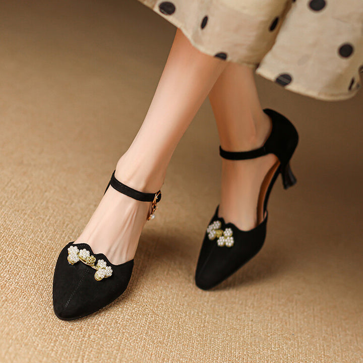 Ravie Genuine Suede Heels