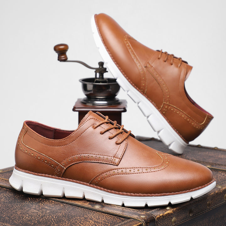 Crimson Genuine Leather Shoes