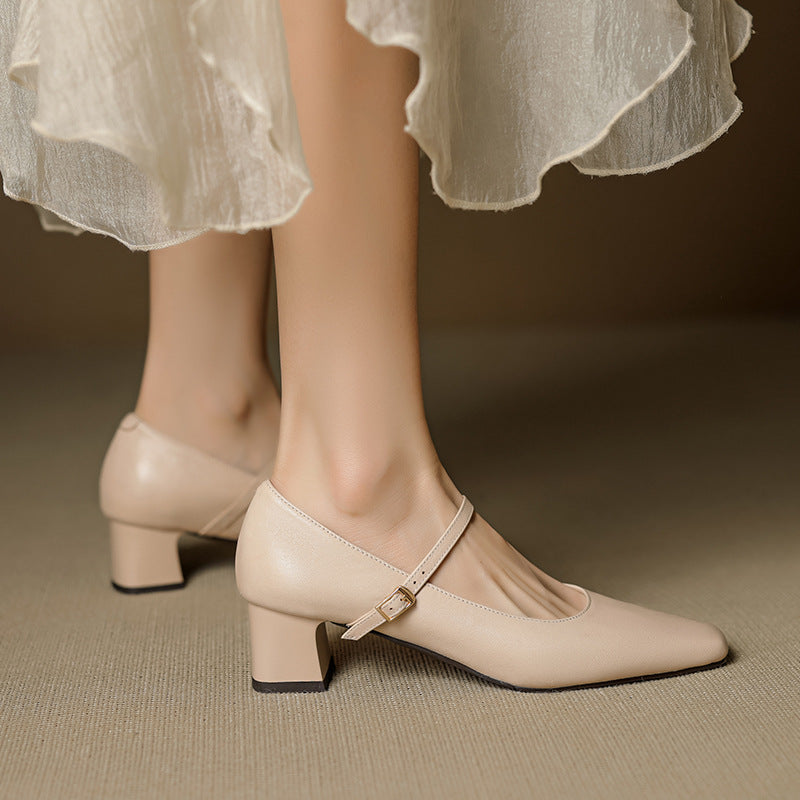 Lévana Genuine Leather Heels