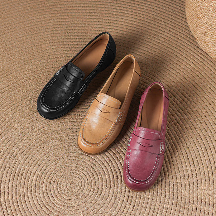 Ruvia Genuine Leather Loafers