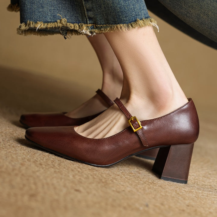 Solmar Genuine Leather Heels