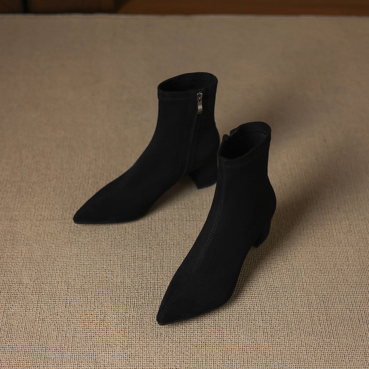 Odette Genuine Suede Boots