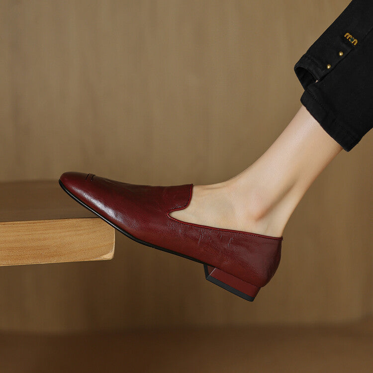Alana Genuine Leather Loafers
