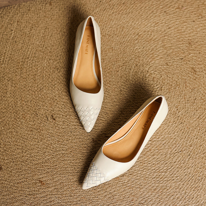 Vela Genuine Leather Flats