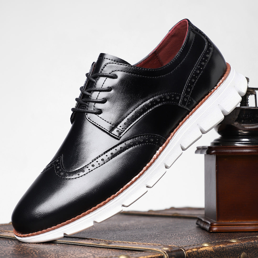 Crimson Genuine Leather Shoes