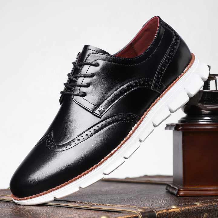 Crimson Genuine Leather Shoes